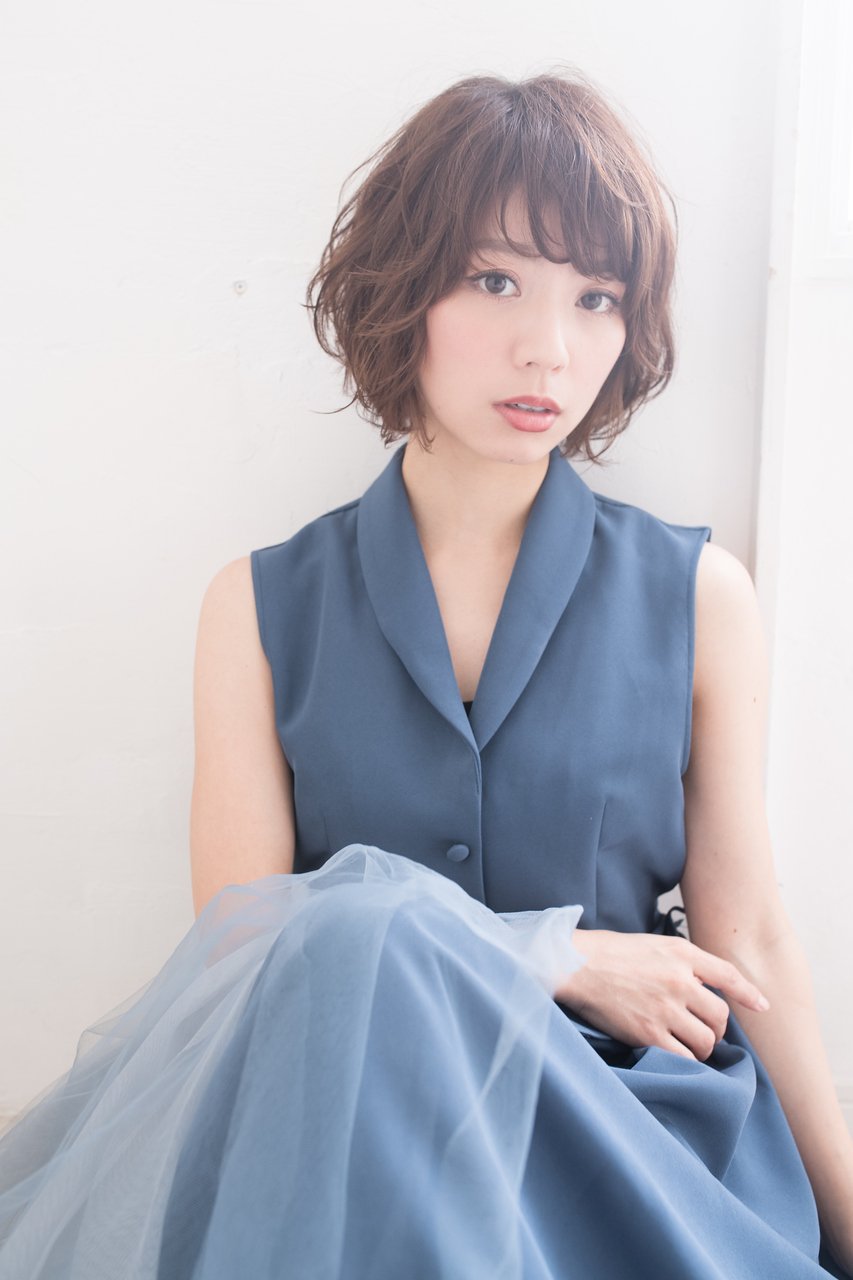 THOiRY 似合わせカット クラシカル斜めバングショートボブby古山