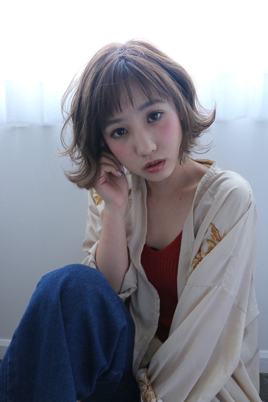 切りっぱなしラフパーマStyle