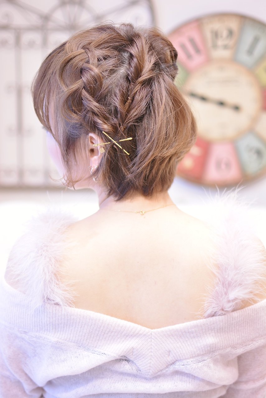 【メイズ東中野・鍛原志行】ショートのヘアアレンジ