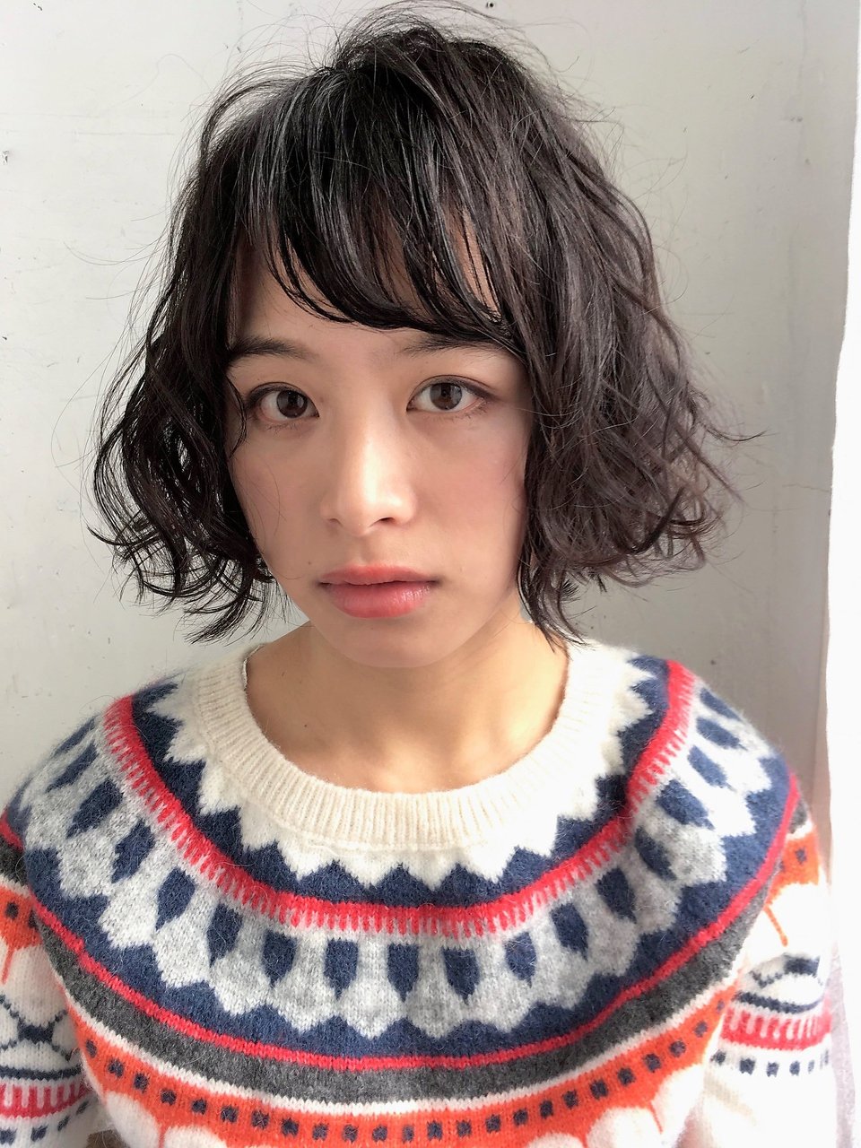 学生限定　黒髪ボブ　いかにも「かけました」って感じはNG