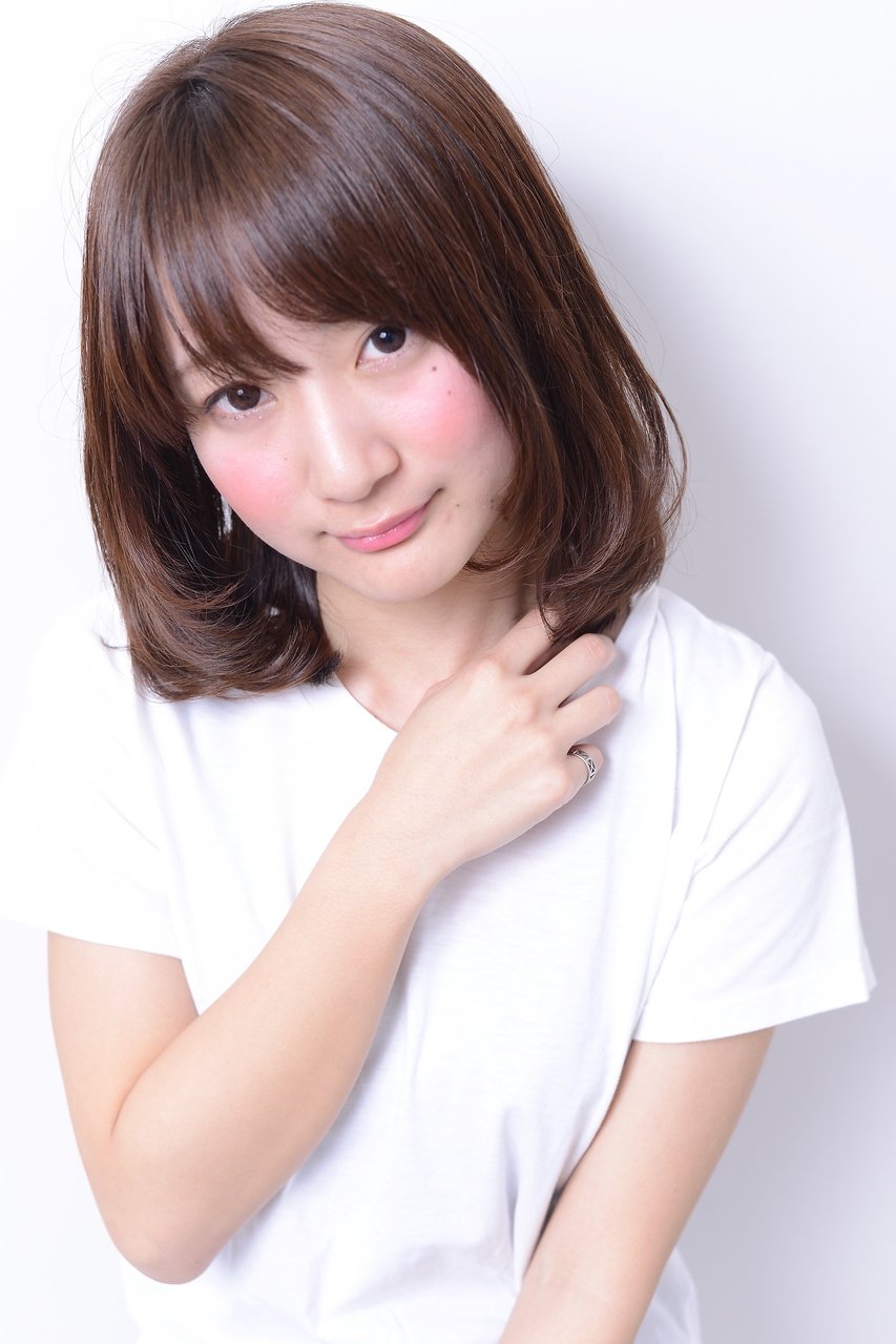 [buzz- Hair make] 　王道　内巻きナチュラルボブ