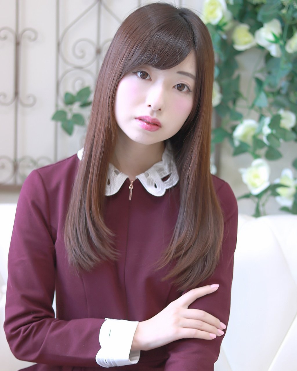 19 春 ロングヘアの髪型決定版 シースルーバングなど前髪別ヘアスタイルも紹介 ホットペッパービューティーマガジン