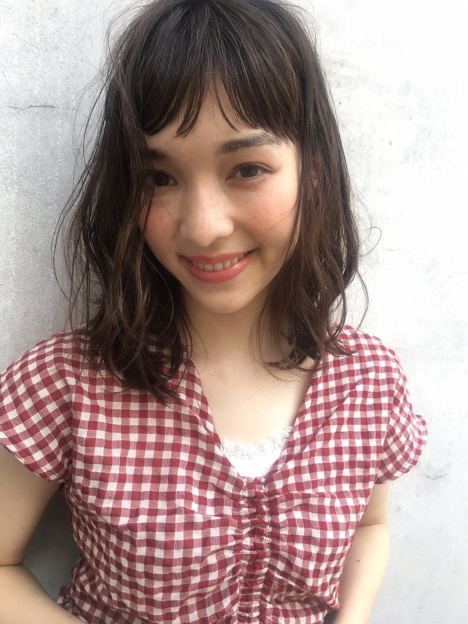 小顔ミディヴェールウェーブ
