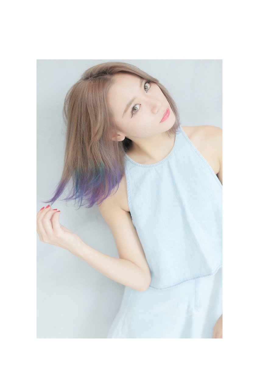 透明感up☆ハイトーン外ハネボブ☆落合 淳