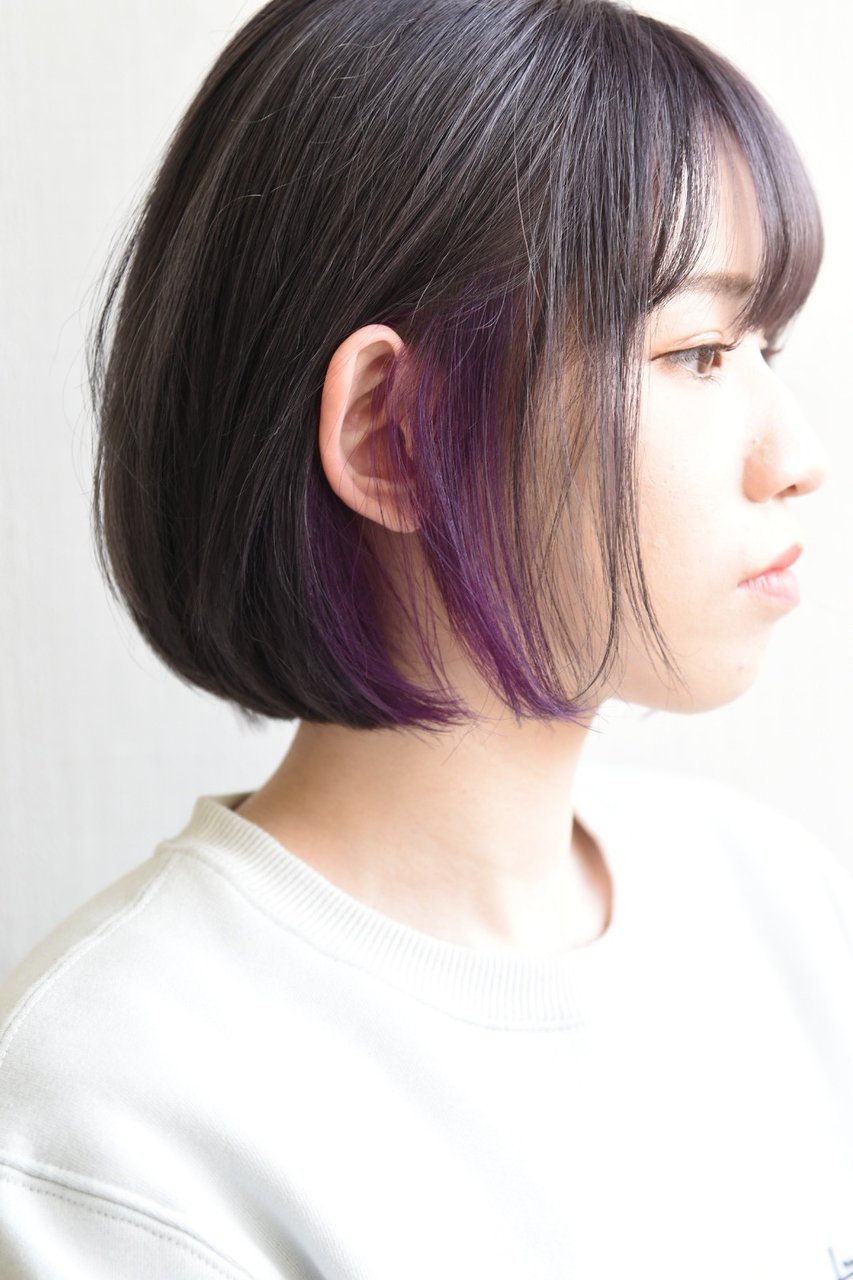 【REJOICE  hair EN】パープル×ヴァイオレットグレー 担当AKIRA