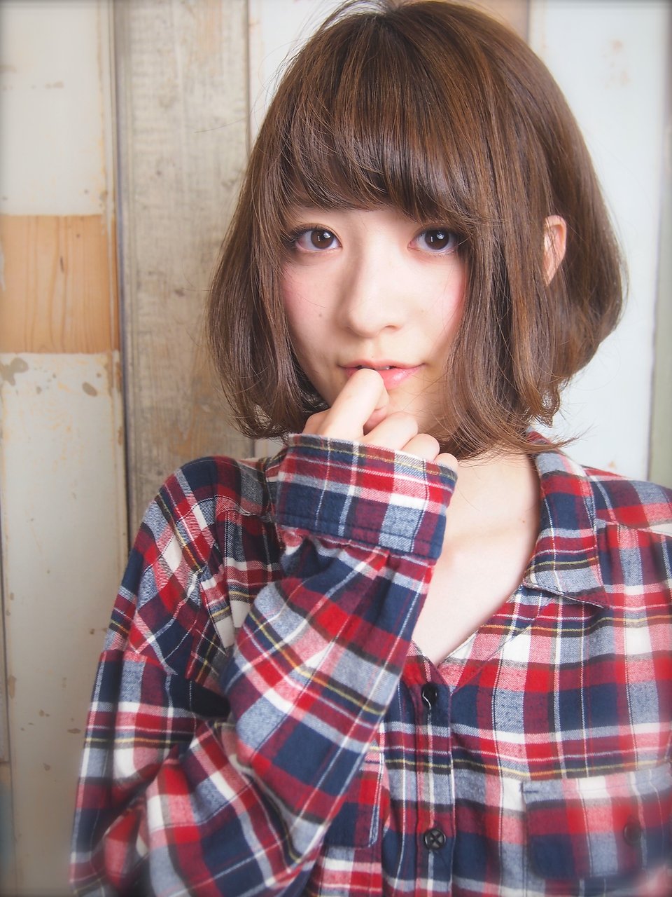 ☆★大人可愛い♪耳かけワンカールパーマボブ★☆