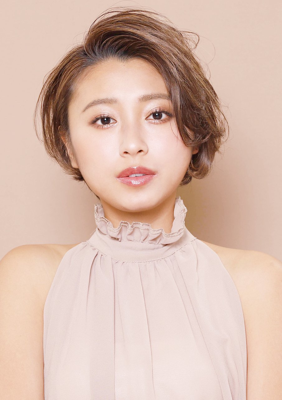 【PEEK-A-BOO】ひし型シルエット　大人上質ショート