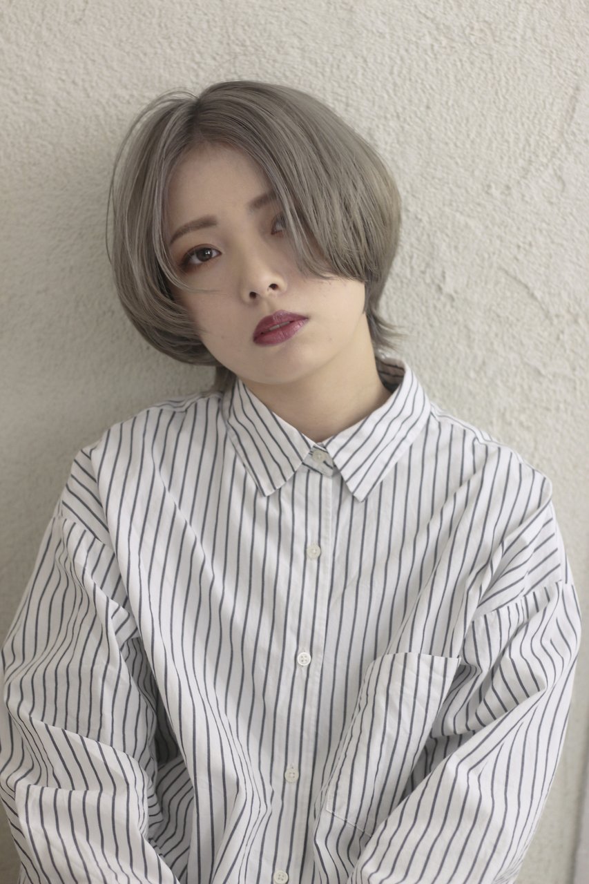 【　branche　】ブリーチ必須シルバーカラー*マッシュウルフ