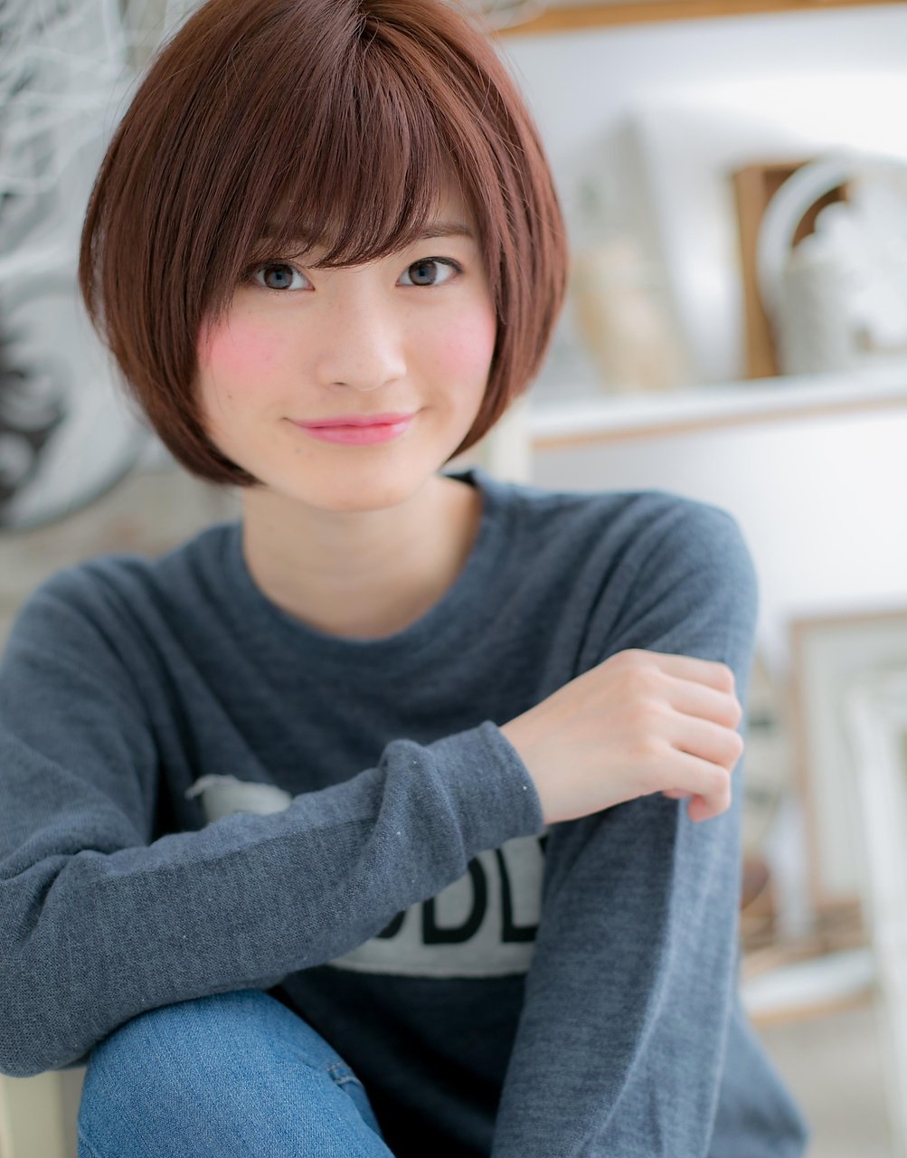 ■mod's上尾11-26★■大人かわいいガーリー小顔マッシュボブ