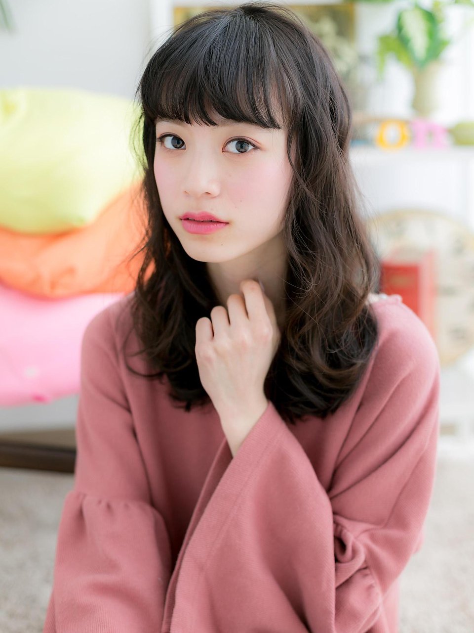 【macaron】ワイドバングのカジュアルウェーブ