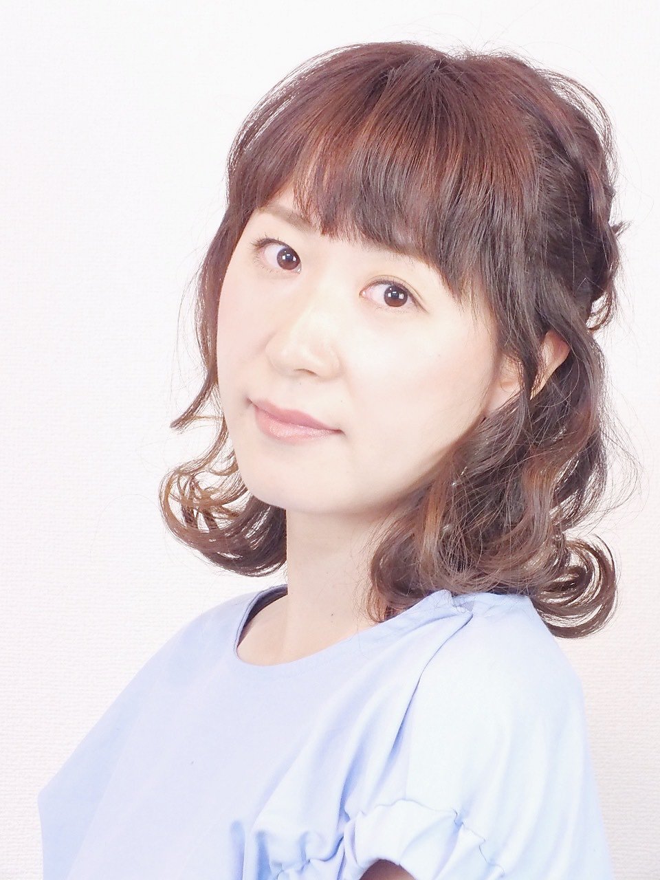 大人ボブハーフアップアレンジ　【ヘアアレンジ　立川】
