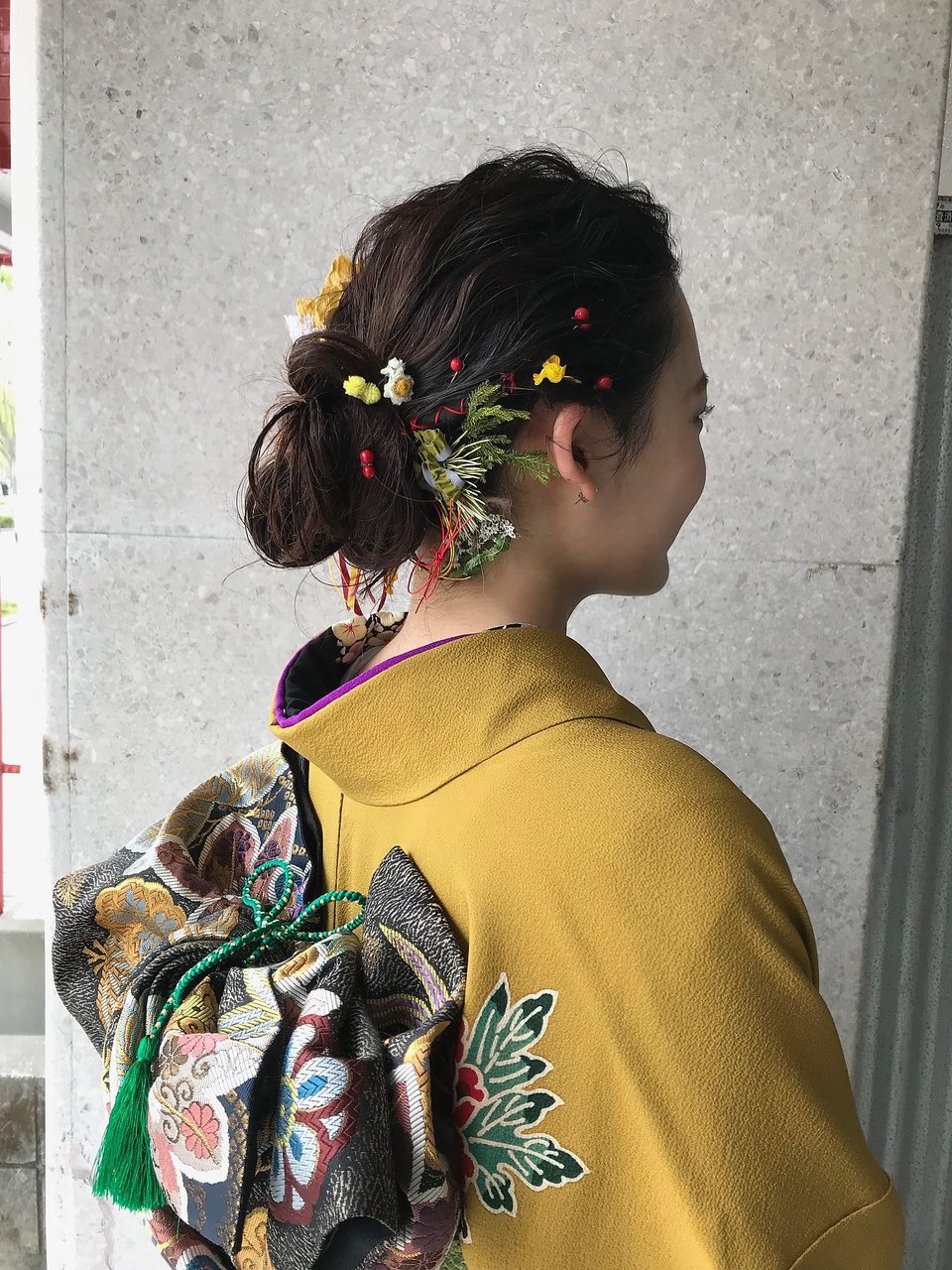 和装×ヘアアレンジ