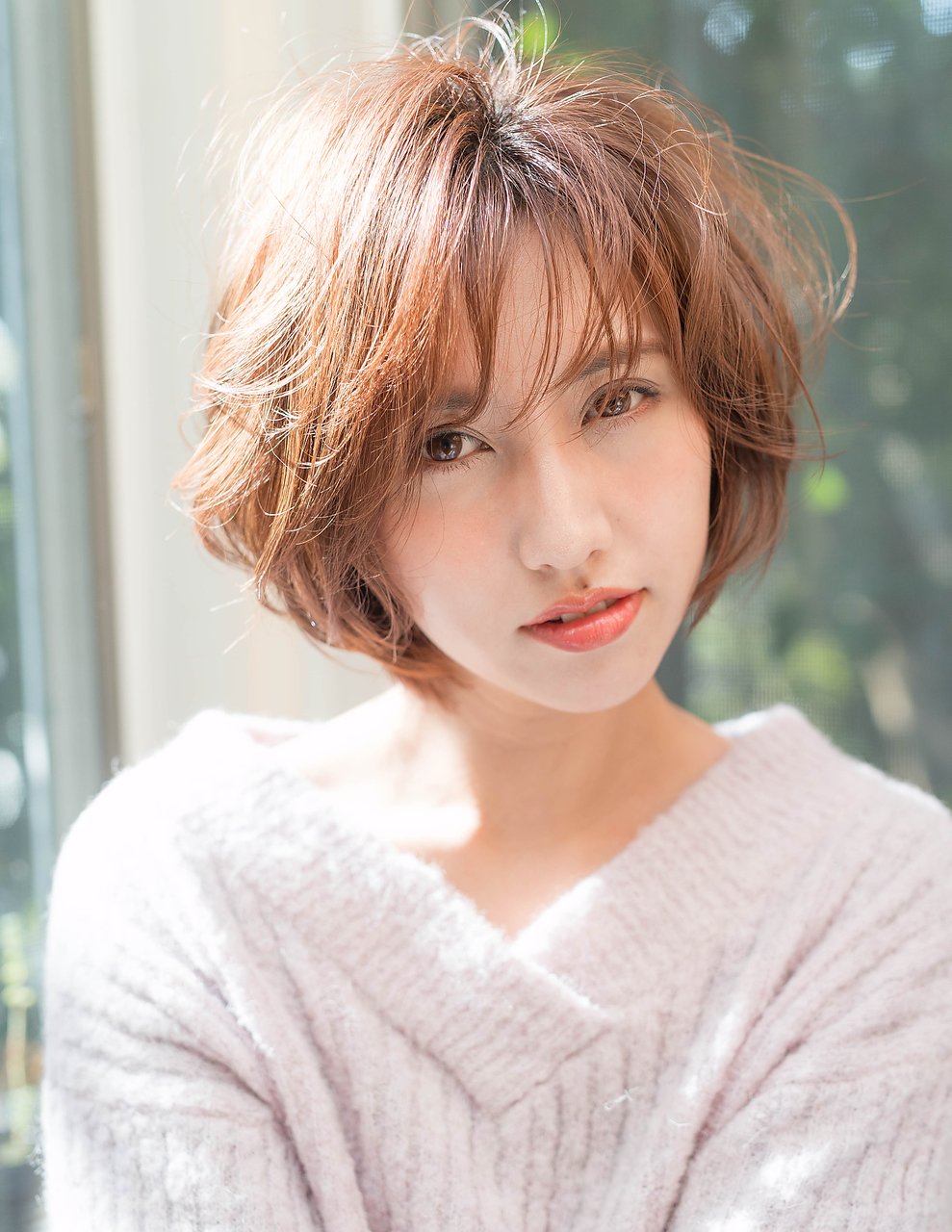 ゆるパーマでつくる大人ふんわりショートボブ【Fringe染谷正】