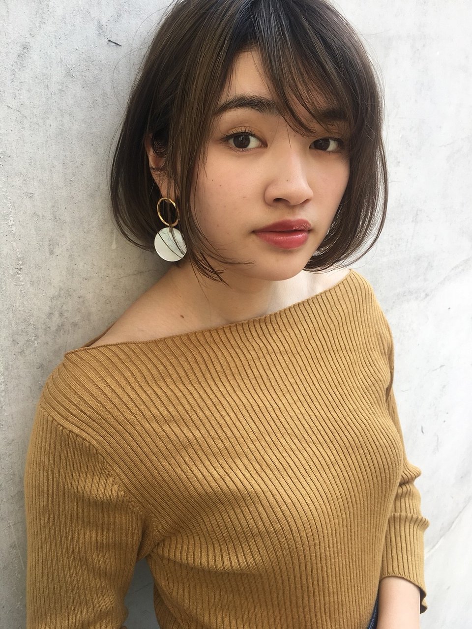 小顔愛されワンカールボブ