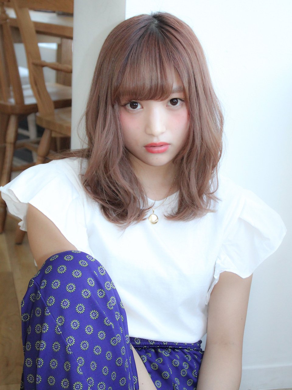 【Violet】ミルクティーピンクベージュとゆるふわ抜け感スタイル