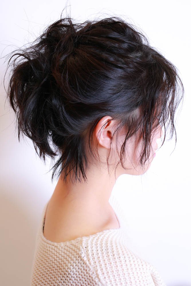 簡単アップヘア