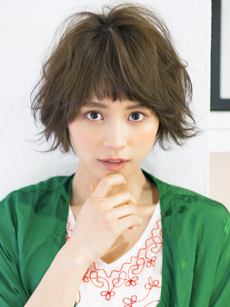 【sheta/井上信洋】小顔オン眉斜めバングのエアリーショートボブ