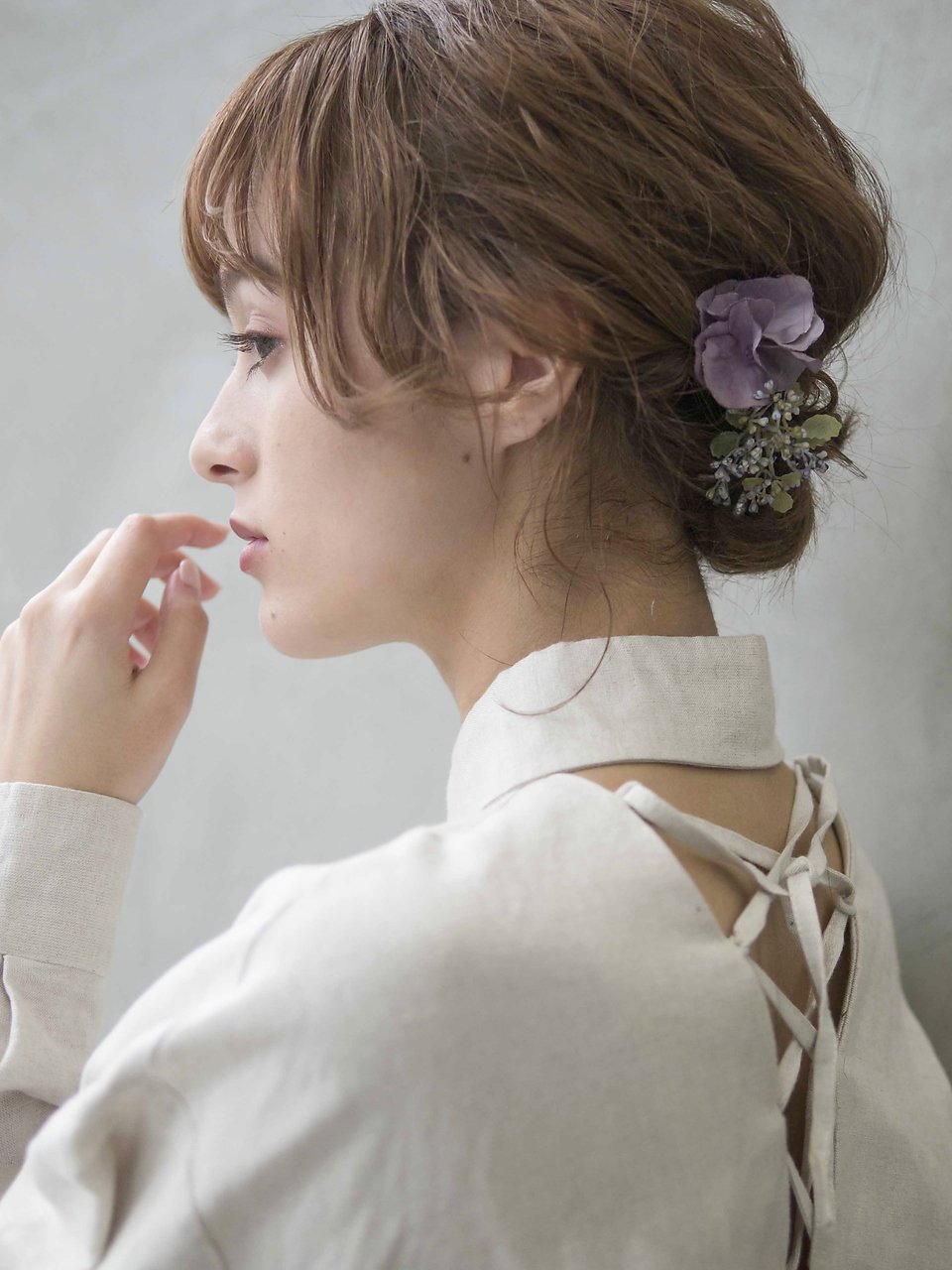 【SUN】着物、成人式、結婚式ヘアアレンジセット［竹ヶ鼻］