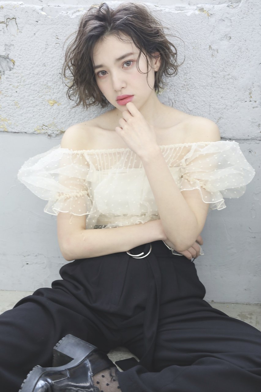【Votan  松原 加奈】Spring＊フォギーベージュゆるふわボブ