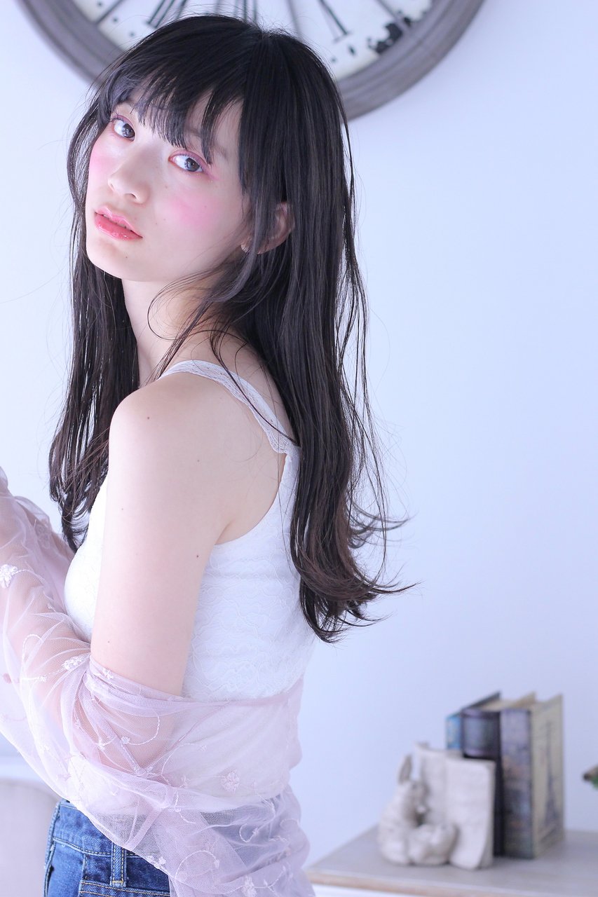 cache cache★フェミニンな黒髪ロング