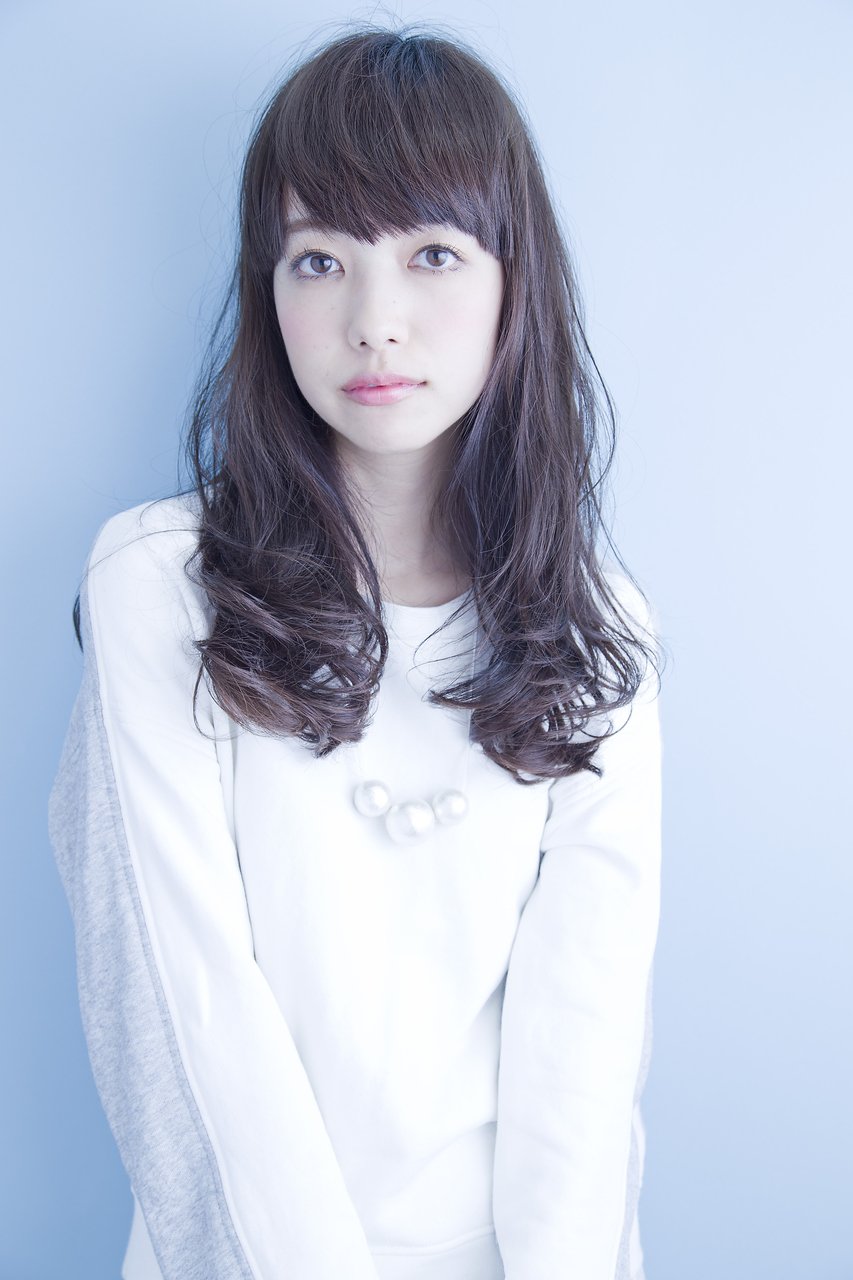 朝のお手入れ簡単ロング×ナチュラルブラック