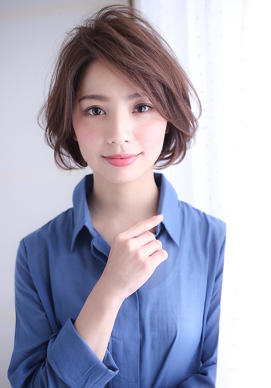 大人可愛い小顔ショートボブ☆