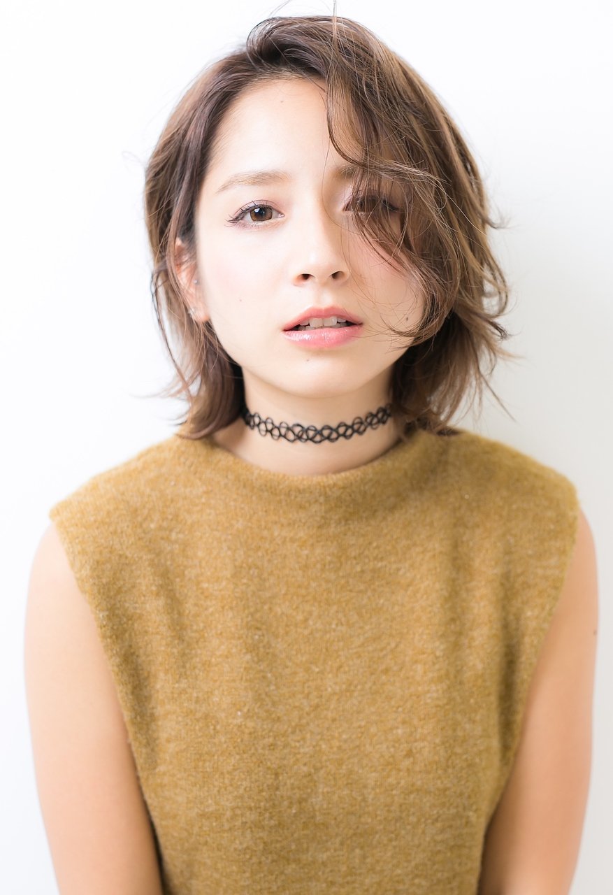 【Bonne Nouvelle】ラフ束感ショートボブ×無造作くせパーマ