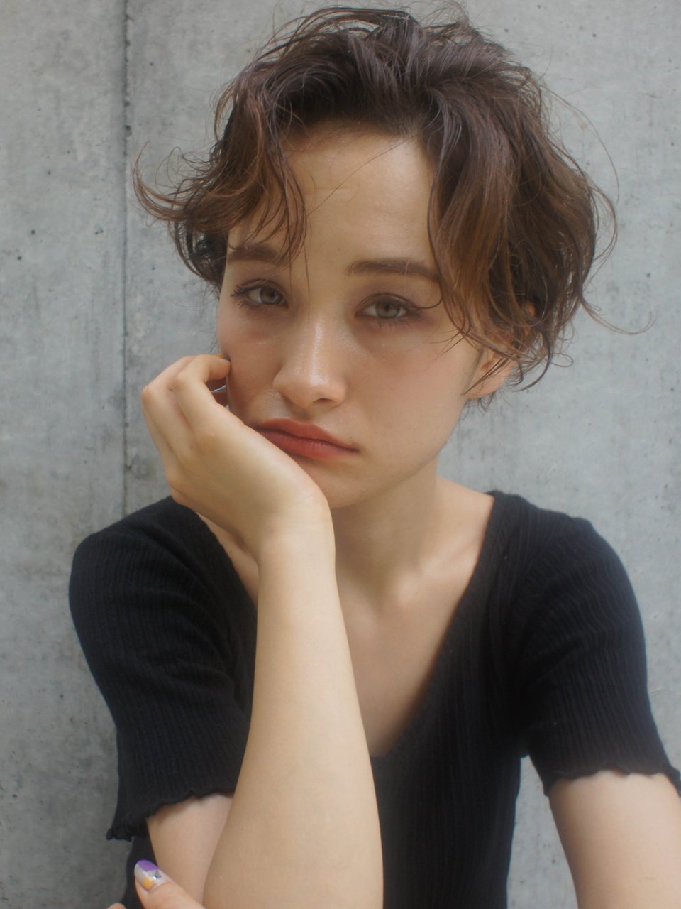 ★くせ毛を活かしたハイモードショート★