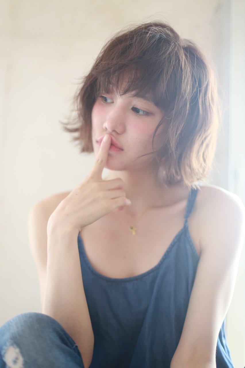 くせ毛を生かしたナチュリラボブ
