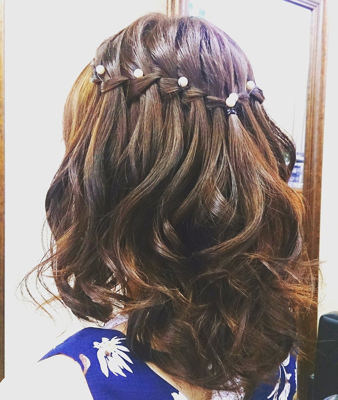 ★hair&makeR★ウォーターフォール編み込み