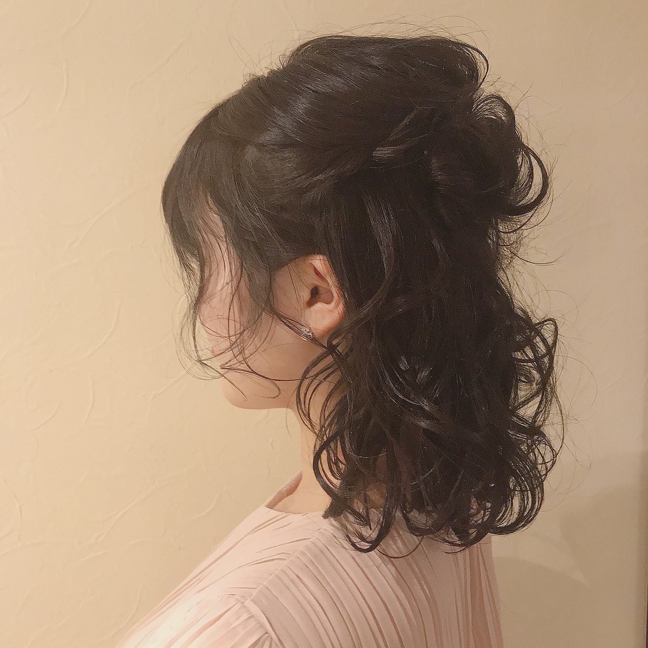 ヘアアレンジ ＊お呼ばれハーフアップ
