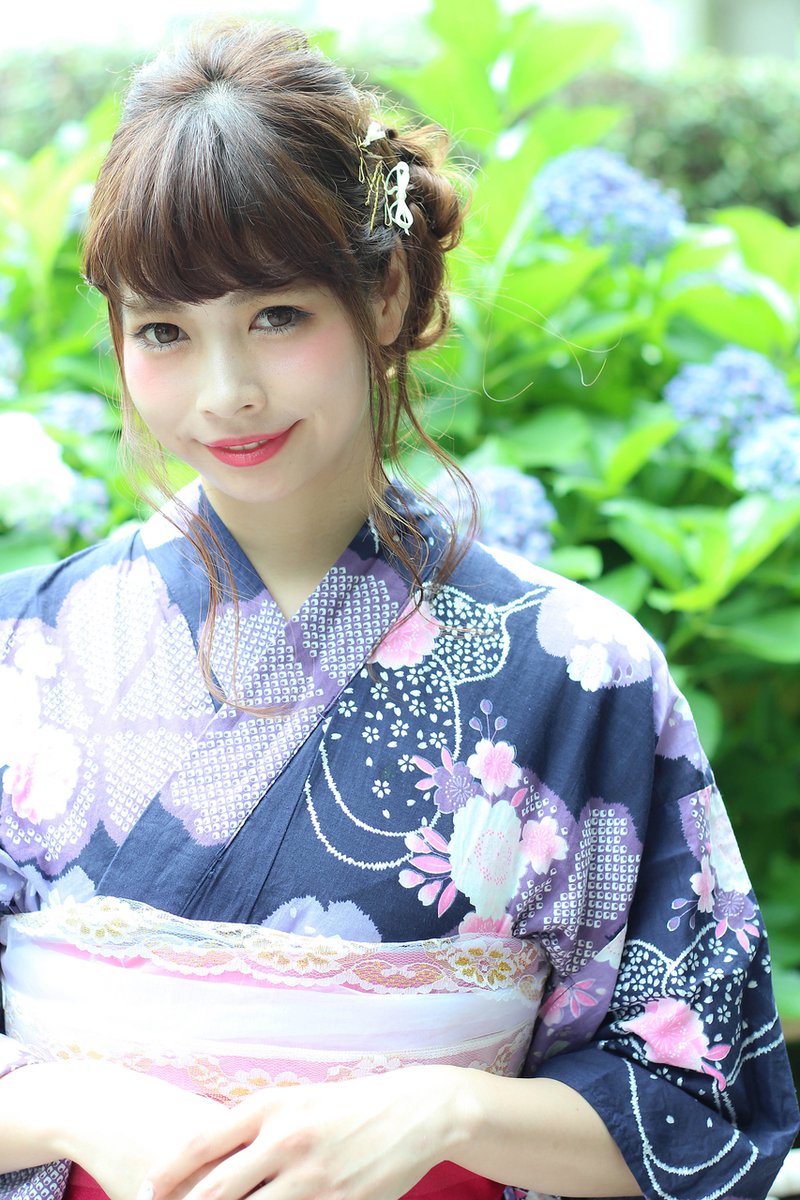 浴衣 着付け ヘアアレンジスタイル☆　北千住
