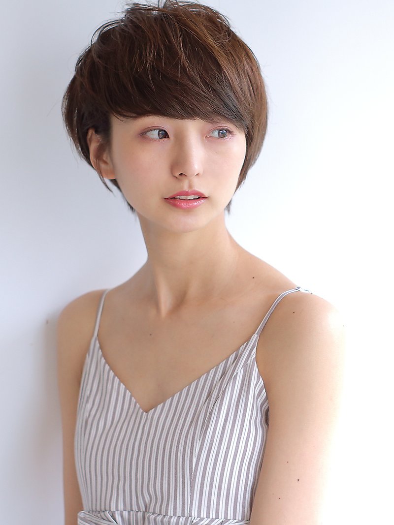 《SORA阿部》大人エアリーショート　ひし形シルエット　　