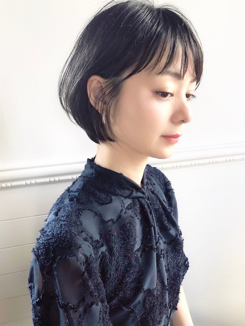 【December】大人かわいい暗髪ショートボブ♪