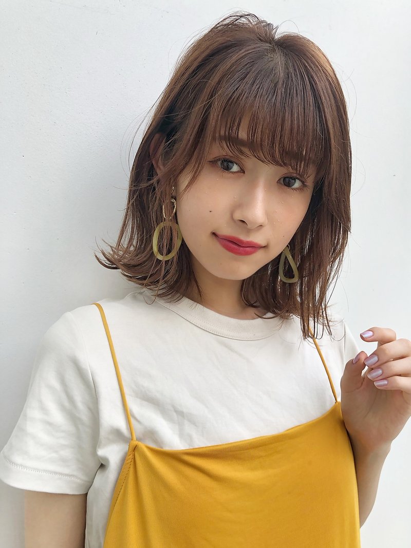 【GARDEN 田中麻由】外ハネ小顔ボブディ×透明感ブランジュ