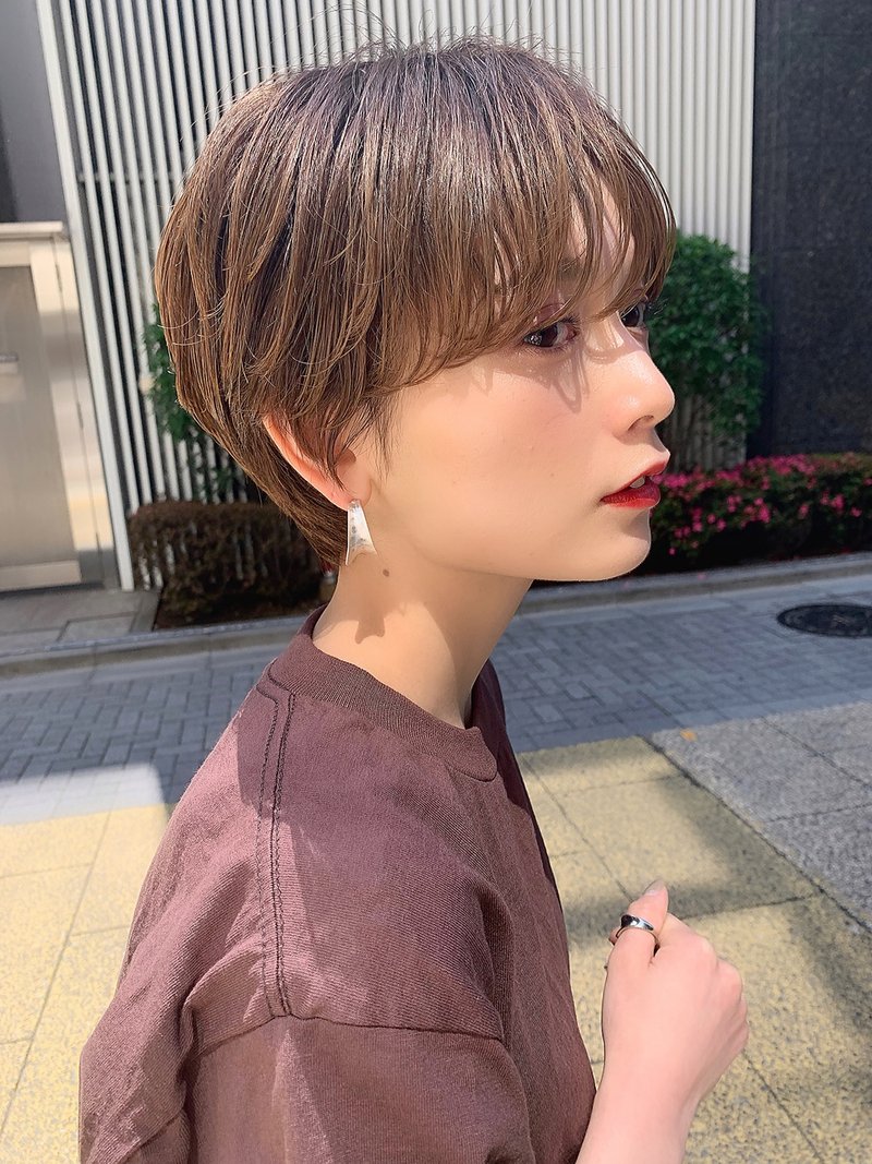 大人カジュアル お洒落 ショート