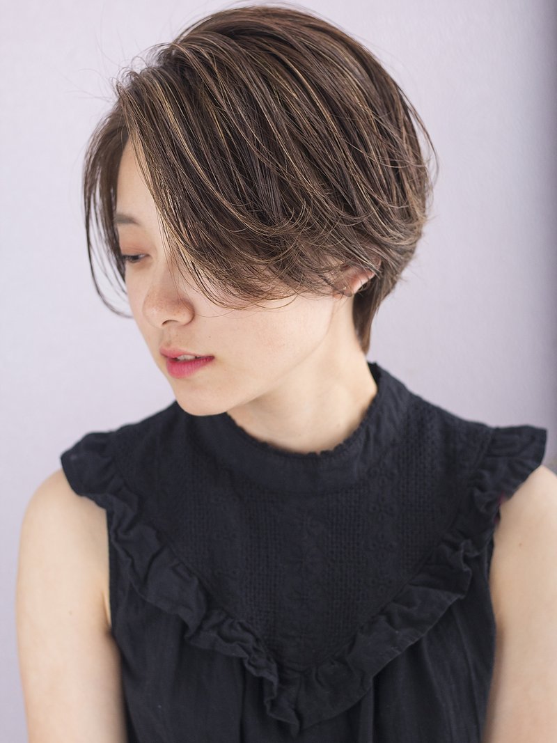 大人可愛いハンサムショート　小顔◎　GAFF表参道　岡田道好
