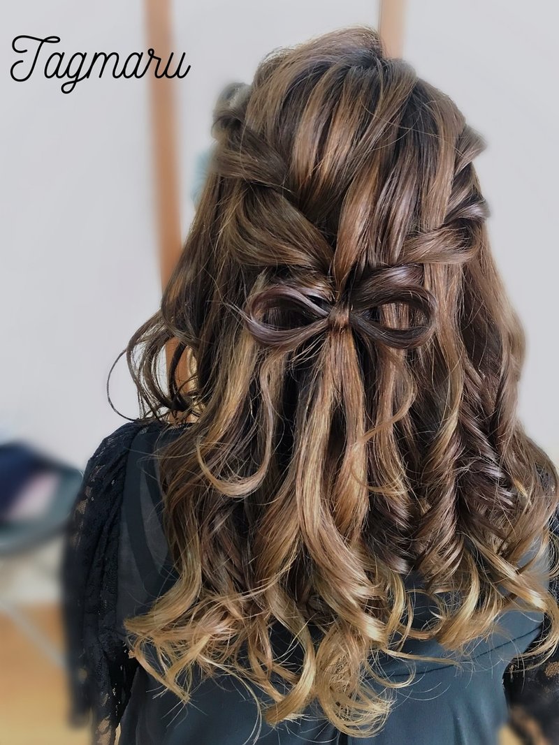 りぼんのふわふわハーフアップ L タグマル maru のヘアカタログ ホットペッパービューティー りぼんのふわふわハーフアップ L タグマル maru のヘアカタログ ホットペッパービューティー