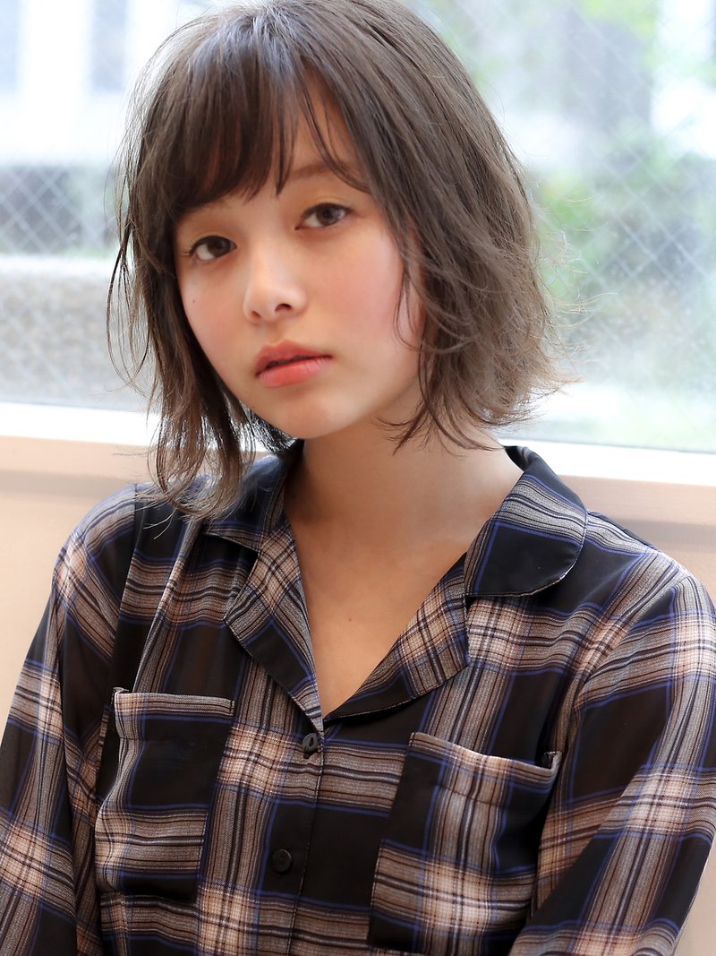 ＃Ruiカラー×ブリーチなし光に透ける柔らか色シアーグレージュ