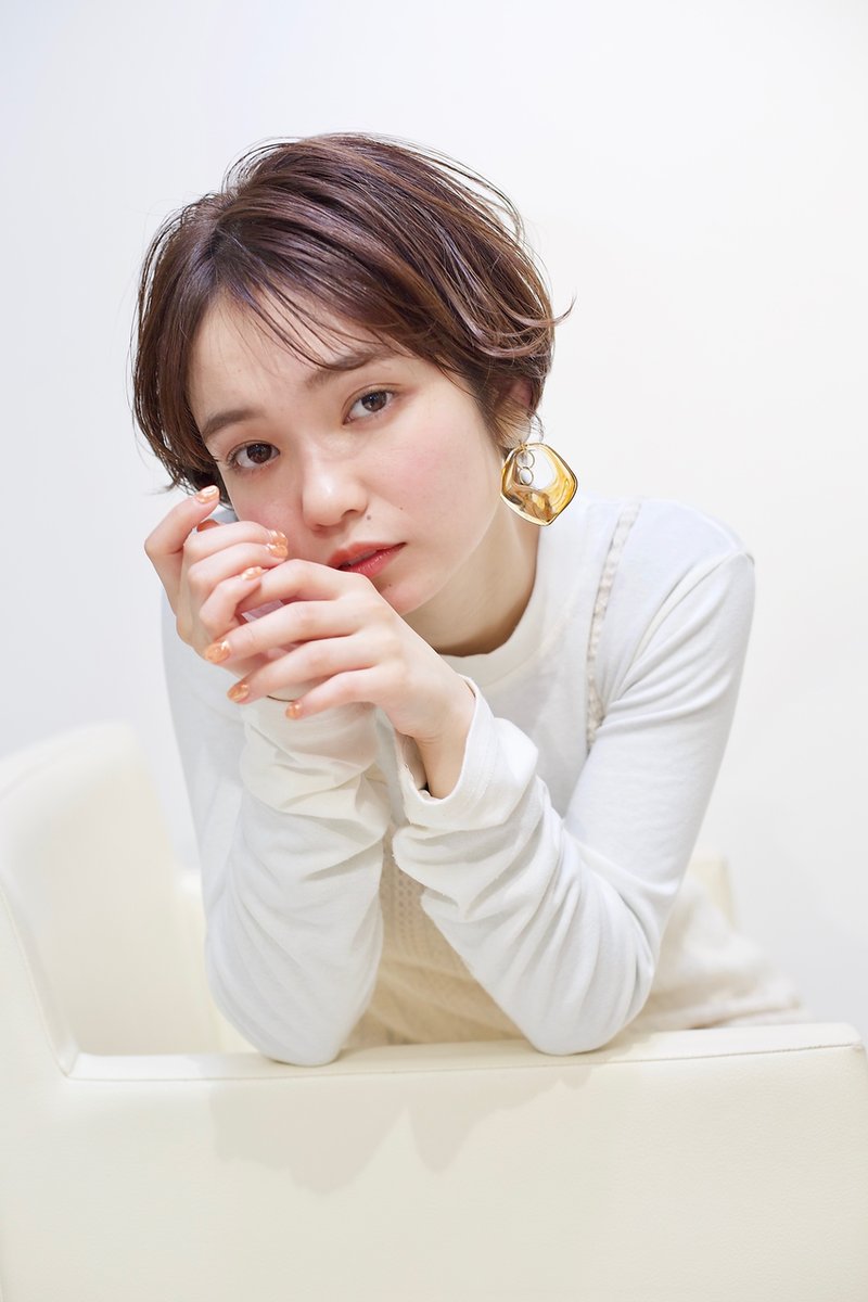 ラフハンサムショート 毛先パーマ