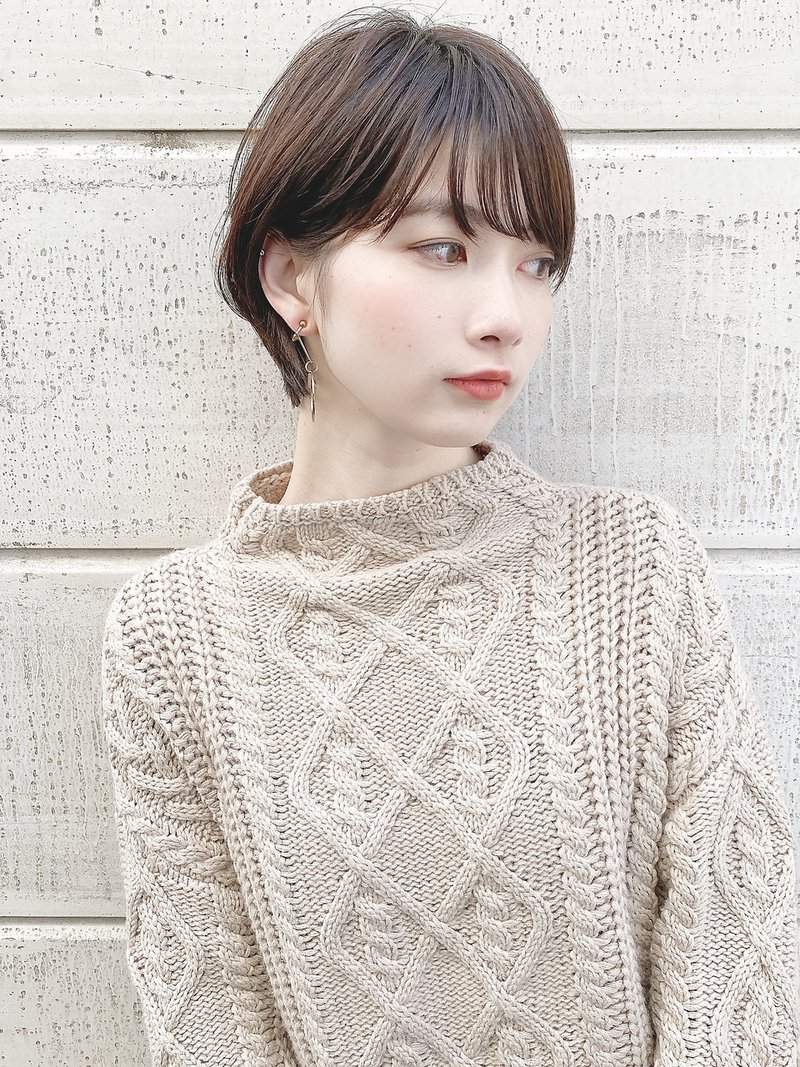 21最新 面長さんに似合う髪型って 顔型を活かしたおすすめヘアスタイル ホットペッパービューティーマガジン