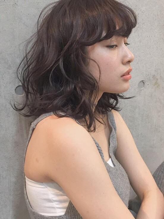 【 ICY 】 くせけ風アンニュイウェーブ　グレージュ ブルージュ