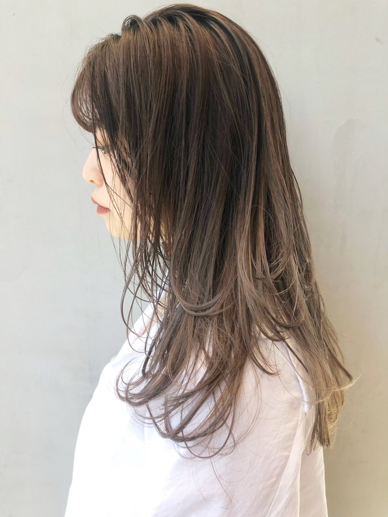 グレージュロング_アッシュブラウンネオウルフ_ba277011