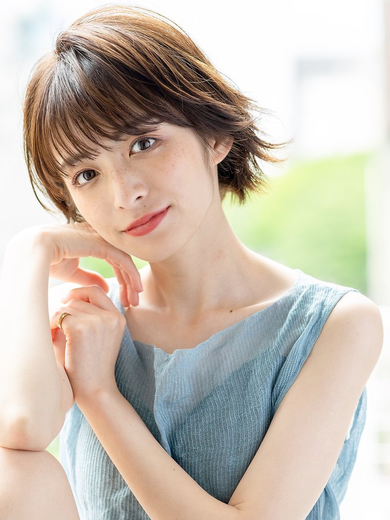 【sheta/井上信洋】マッシュバングで抜け感エアリーショートボブ