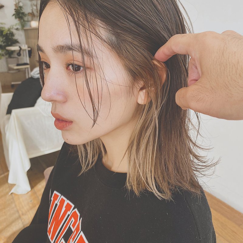 【Violet】インナーカラーがオシャレ可愛い♪