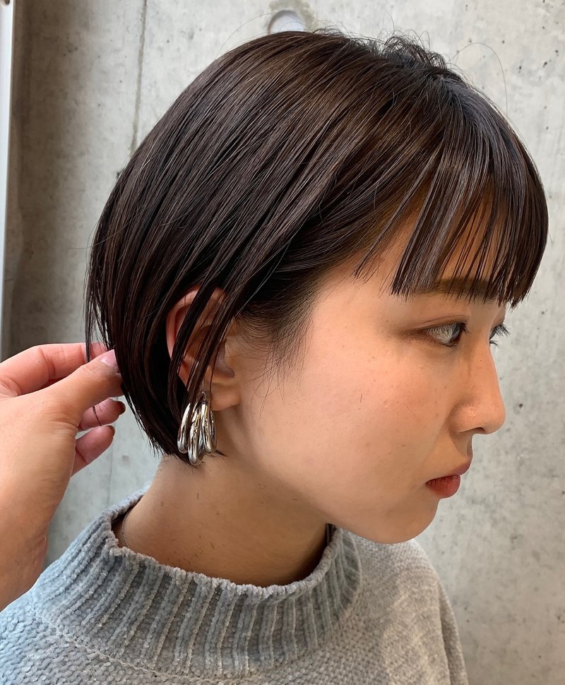 【志岐英恵】 ナチュラルショートBOBスタイル