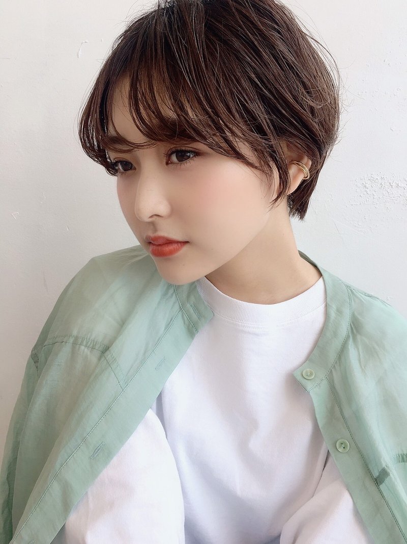 耳かけハンサムショート