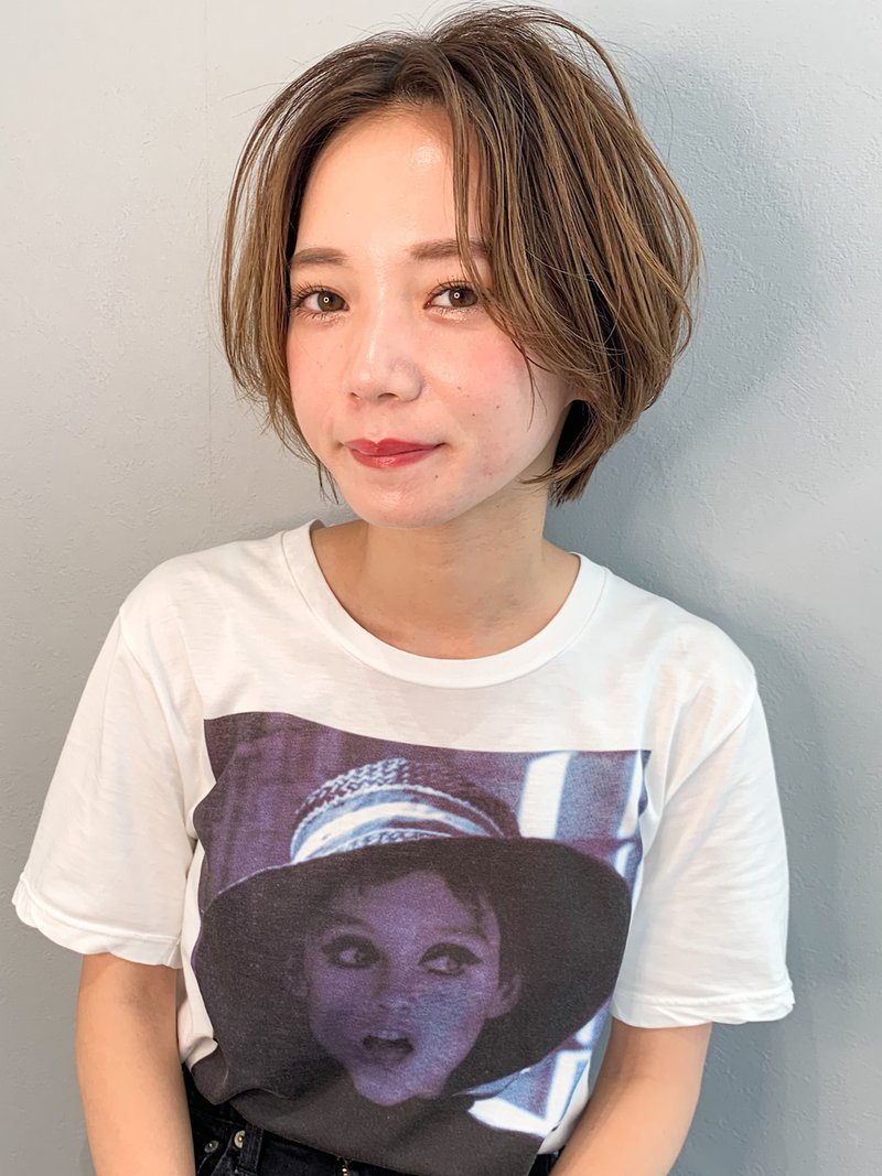 #ショート　#ナチュラルショート　#イルミナカラー