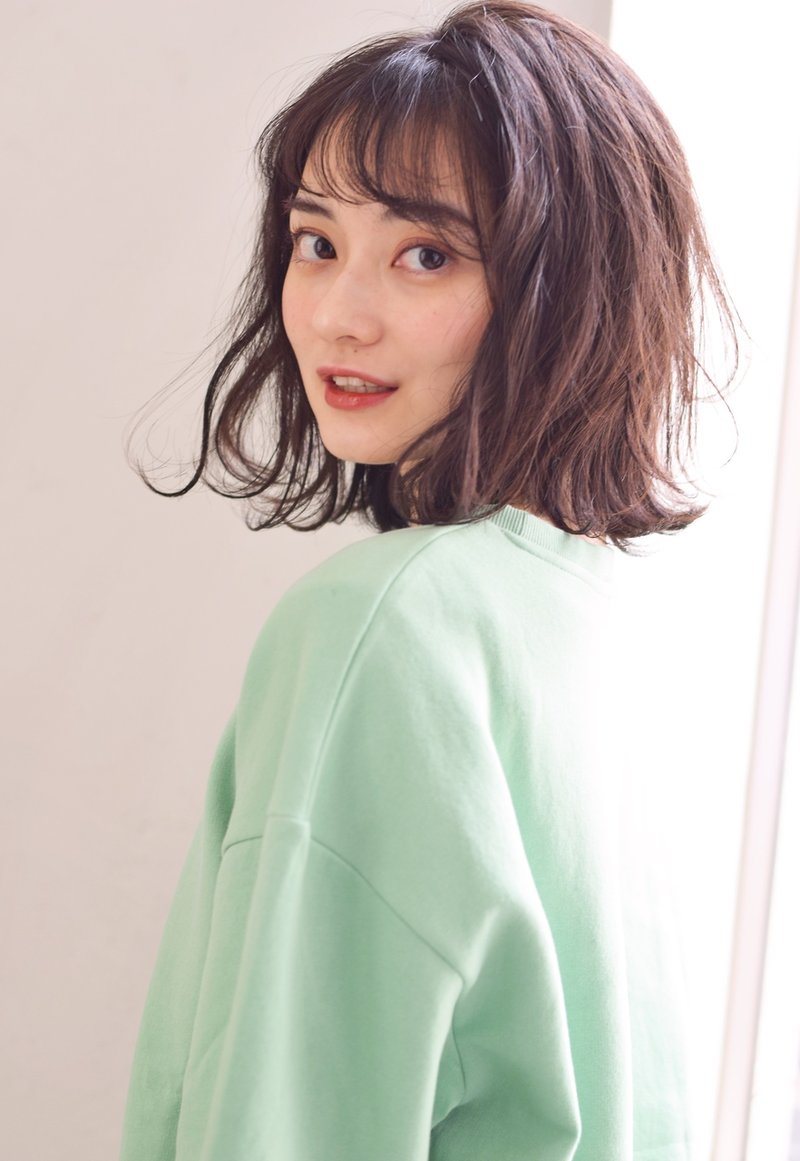 《joemi 新宿》パーマを生かして簡単可愛い外ハネボブ　近江