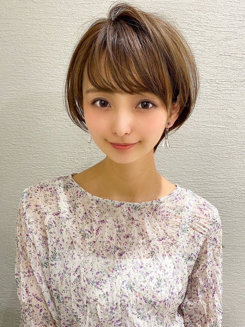 LallYou　錦糸町　フリンジウェーブミルキーベージュショート